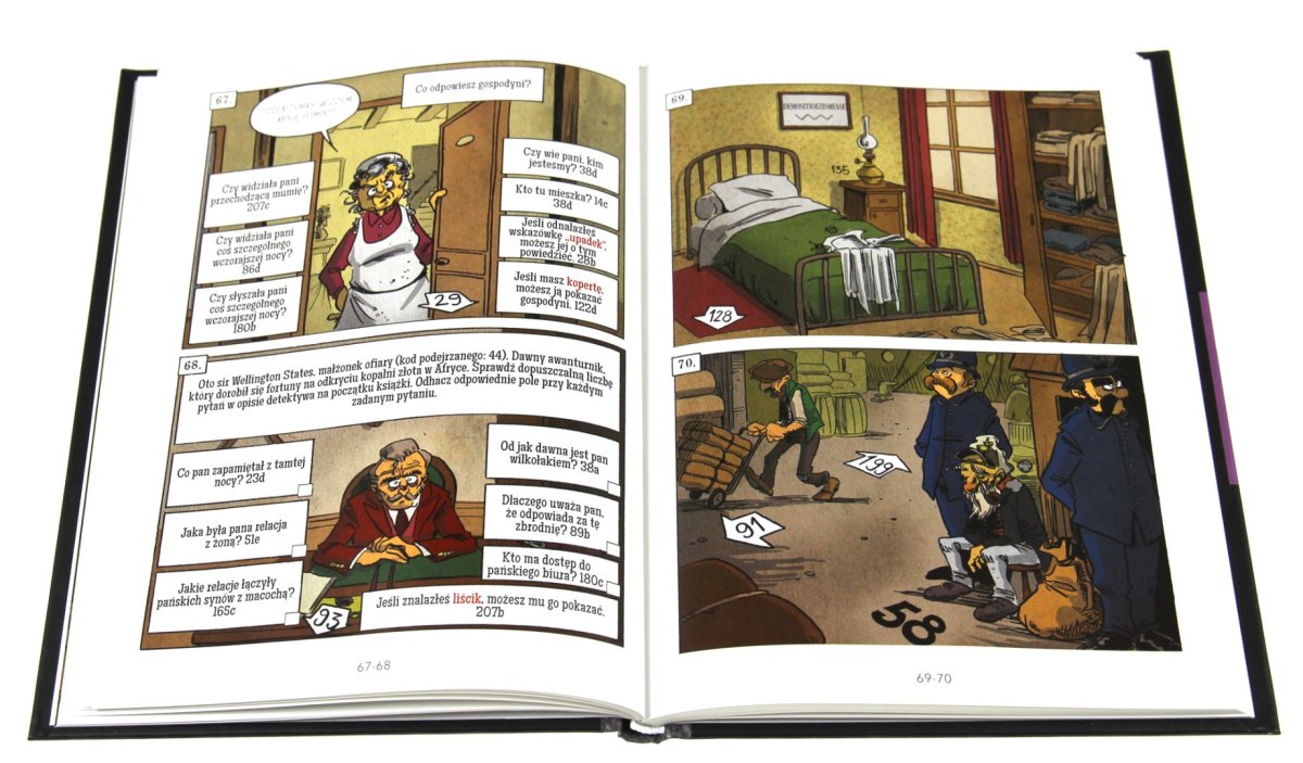 Paragraph comic - Sherlock Holmes. Mystical investigation.